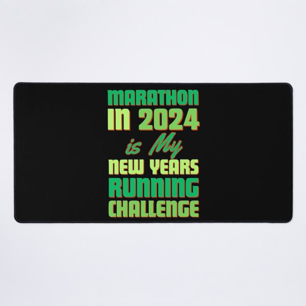 Item preview, Marathon in 2024 is My New Year's Running Challenge Runners design designed and sold by MarsLights.