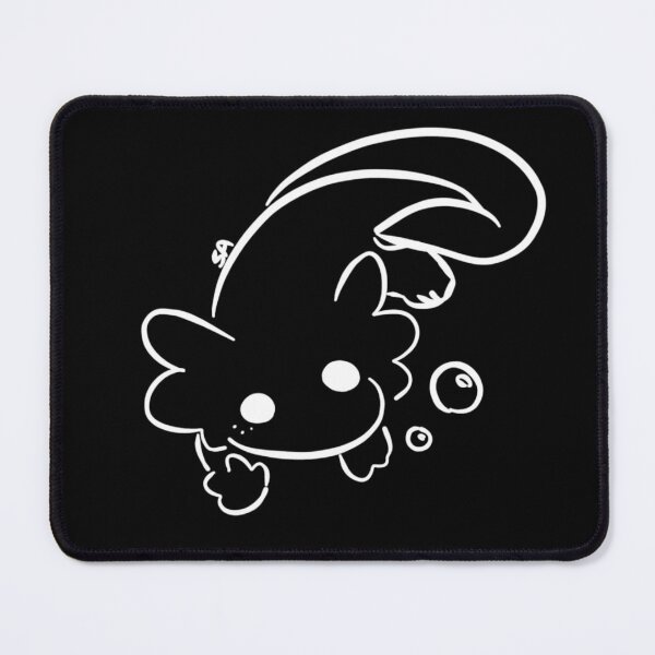 Item preview, Basic Axolotl B/W designed and sold by SqueakAxolotl.