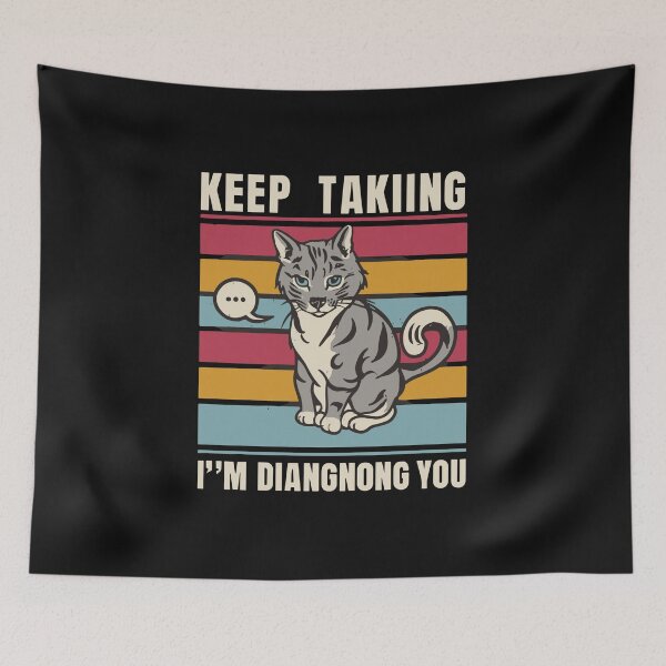 Item preview, Keep Talking I'm Diagnosing You Funny Psychology Cat T-Shirt designed and sold by MizoX7.