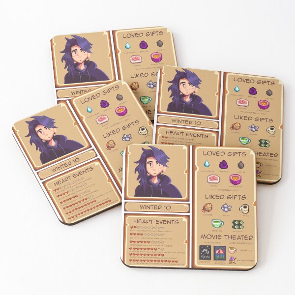 Item preview, Sebastian Information Card - Stardew Valley designed and sold by MusicalNomad.