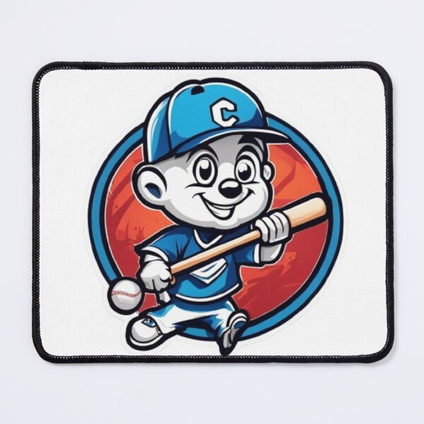Item preview, Cartoon Character Playing Baseball designed and sold by HarmonyGuitars.