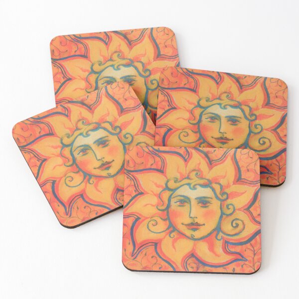 Item preview, Celestial Sun, Fantasy Art, Yellow Orange Red designed and sold by Julia Khoroshikh.