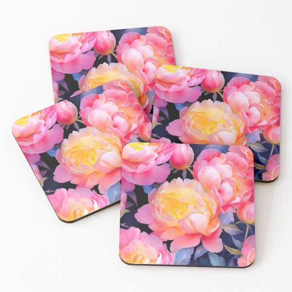 Item preview, Fantastical peony flowers designed and sold by Artdroid.