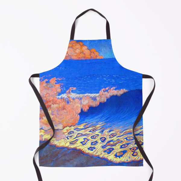 Item preview, Georges Lacombe - Blue Seascape, Wave Effect designed and sold by ArtExpression.