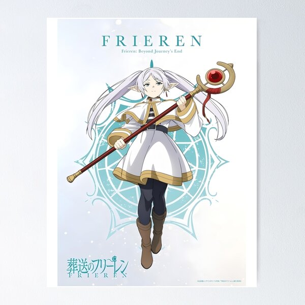  12 x 17 Sousou no Frieren, Frieren: Beyond Journey's End  Anime Poster: Posters & Prints