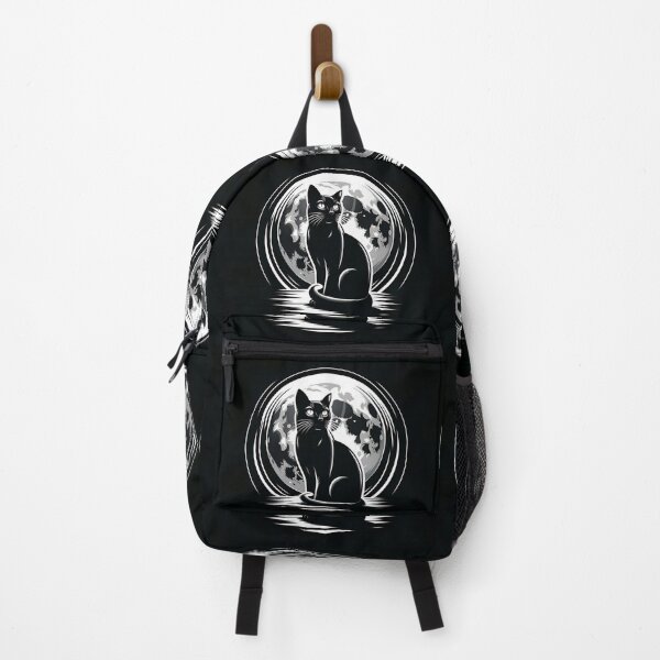 Item preview, "Mystical Moonlit Cat" designed and sold by APARTAI EU.