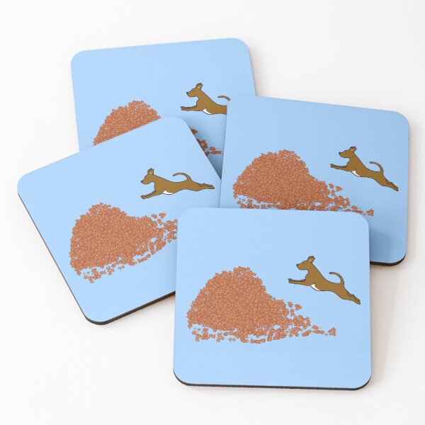Item preview, A Dog and his Leaves designed and sold by annesblueart.