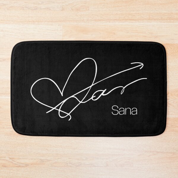 Item preview, Sana's white autograph (with her name) designed and sold by SappyYellowCR.