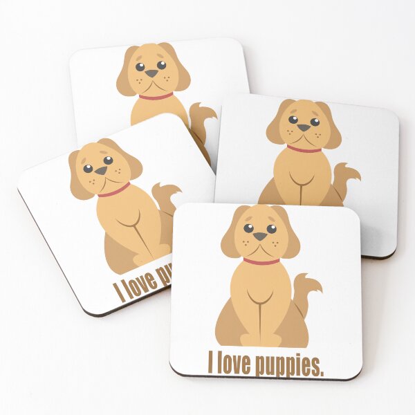 Item preview, I love puppies. designed and sold by julioreisarts.