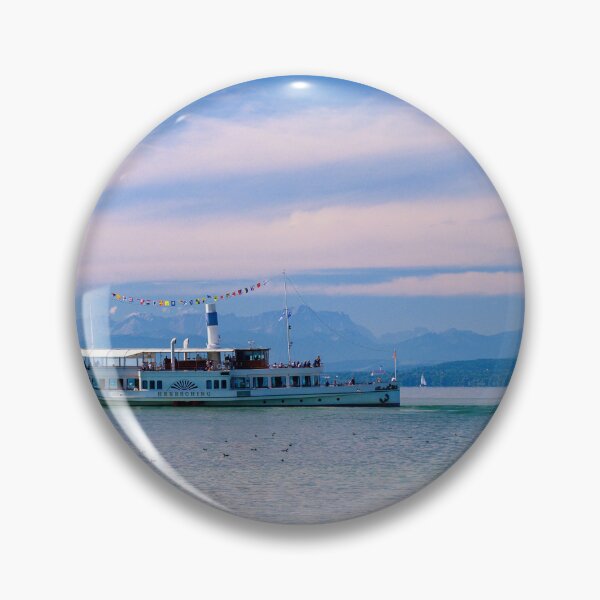 Artikelvorschau, Raddampfer Herrsching auf dem Ammersee, Deutschland entworfen und verkauft von Kasia Design.