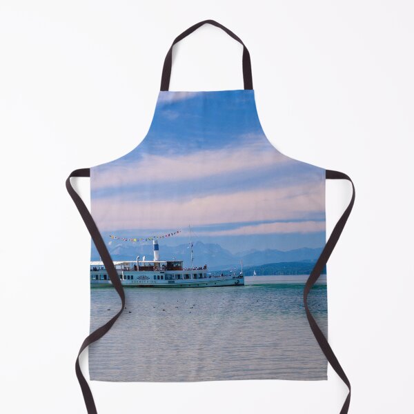 Item preview, Paddle Steamer Herrsching on Lake Ammer, Germany designed and sold by Kasia Design.