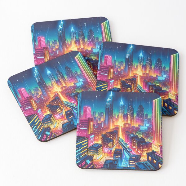 Item preview, "Neon City Nights" designed and sold by APARTAI EU.