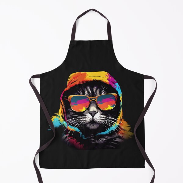 Item preview, Cat wearing sunglasses designed and sold by Linework Studio.