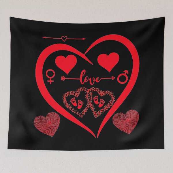 Item preview,   Illustration: Love of Mom, Dad, and Baby designed and sold by LIAMRIVIERART.