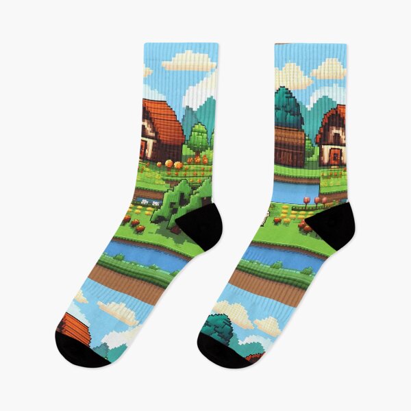 Item preview, Rustic Pixel Pastures designed and sold by MinaStellar.