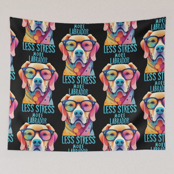 Item preview, More Labrador less stress  supreme, designed and sold by VibeCreations4U.