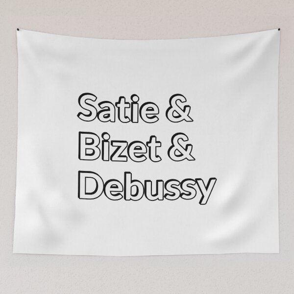 Item preview, French composers - Satie, Bizet, Debussy designed and sold by Inspirationmotivation.