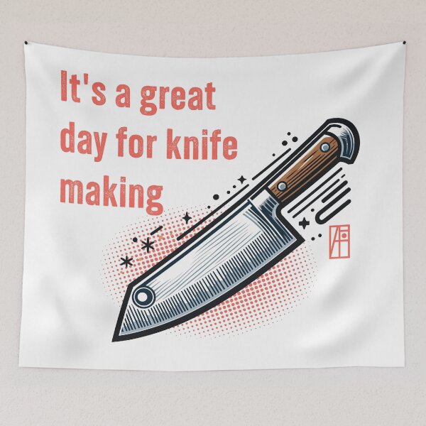Item preview, It's a Great Day for Knife Making - Knives are my passion - I love knife - Chef's knife designed and sold by ArtProjectShop.