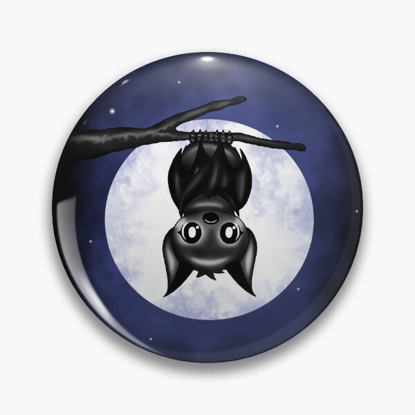 Item preview, cute bat hanging upside down designed and sold by Pezi-Creation.