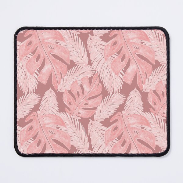 Item preview, Tropical Monstera Leaf Pattern Pink Hues designed and sold by Julie Erin Designs.