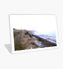 Strand in einem Nebel Laptop Folie