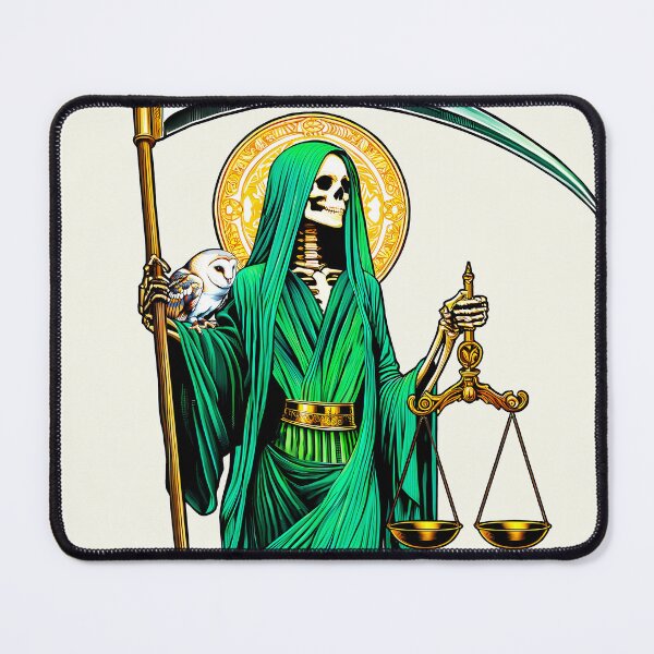 Item preview, Green Santa Muerte designed and sold by tracydixon.
