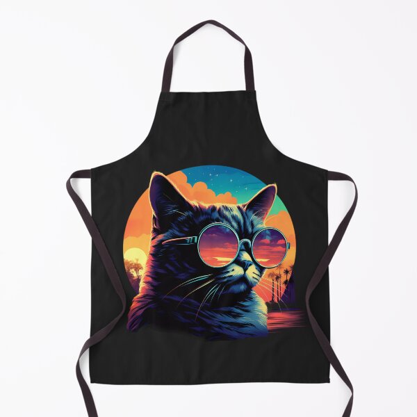 Item preview, Cat wearing sunglasses designed and sold by Linework Studio.