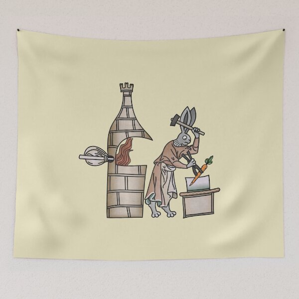 Item preview, The Blacksmith Rabbit designed and sold by MargiKnights.