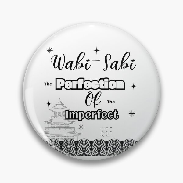 Item preview, Wabi sabi the perfección of the imperfect quote for work designed and sold by CachoGlorious.
