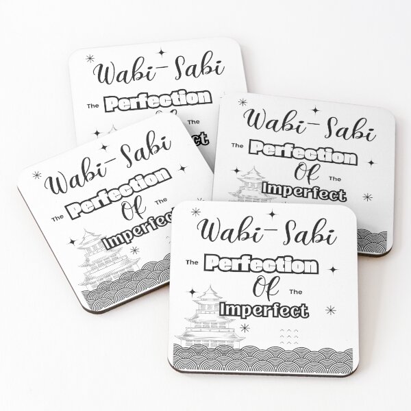 Item preview, Wabi sabi the perfección of the imperfect quote for work designed and sold by CachoGlorious.