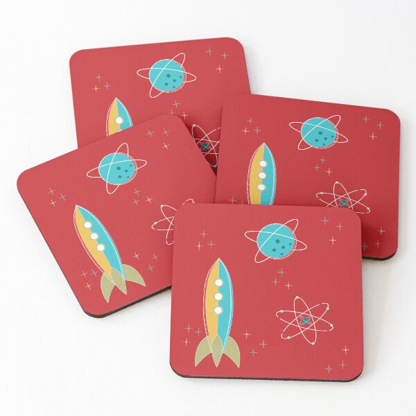 Item preview, Atomic Red Rocket designed and sold by HildegunStudio.