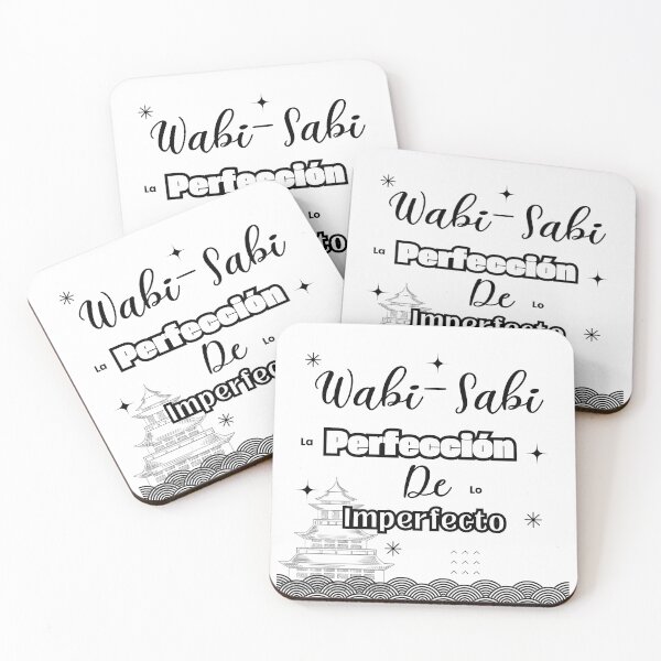 Item preview, Wabi sabi the perfección of the imperfect quote for work designed and sold by CachoGlorious.