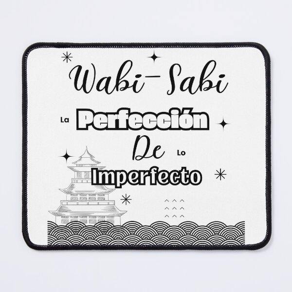 Item preview, Wabi sabi the perfección of the imperfect quote for work designed and sold by CachoGlorious.