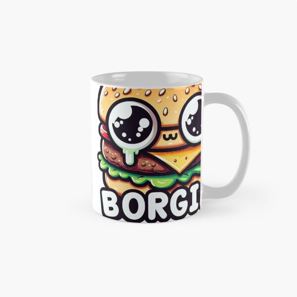 Item preview, Cute Cartoon Hamburger "Borgir" designed and sold by Zestpond.