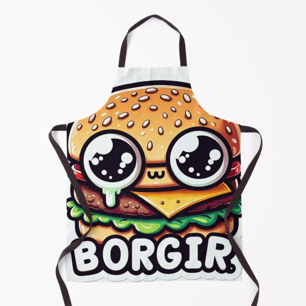 Item preview, Cute Cartoon Hamburger "Borgir" designed and sold by Zestpond.