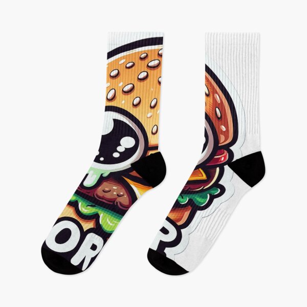 Item preview, Cute Cartoon Hamburger "Borgir" designed and sold by Zestpond.