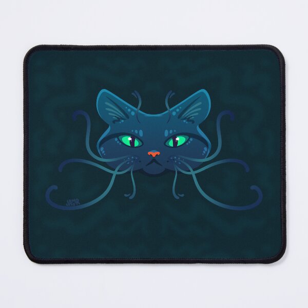 Item preview, Wild Whisker Aqua Cat designed and sold by jastinamor.