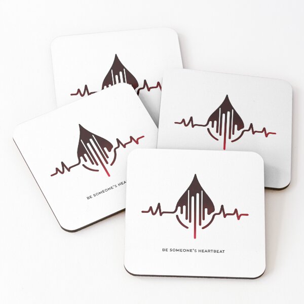 Item preview, Abstract Heartbeat Blood Drop Donation Tee - blood donation awareness designed and sold by MAPDDesigns.