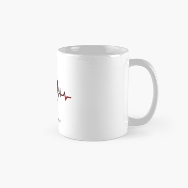 Aperçu de l'œuvre Abstract Heartbeat Blood Drop Donation Tee - sensibilisation au don de sang créée et vendue par MAPDDesigns.