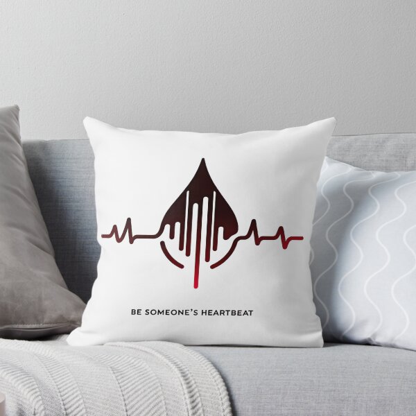 Item preview, Abstract Heartbeat Blood Drop Donation Tee - blood donation awareness designed and sold by MAPDDesigns.