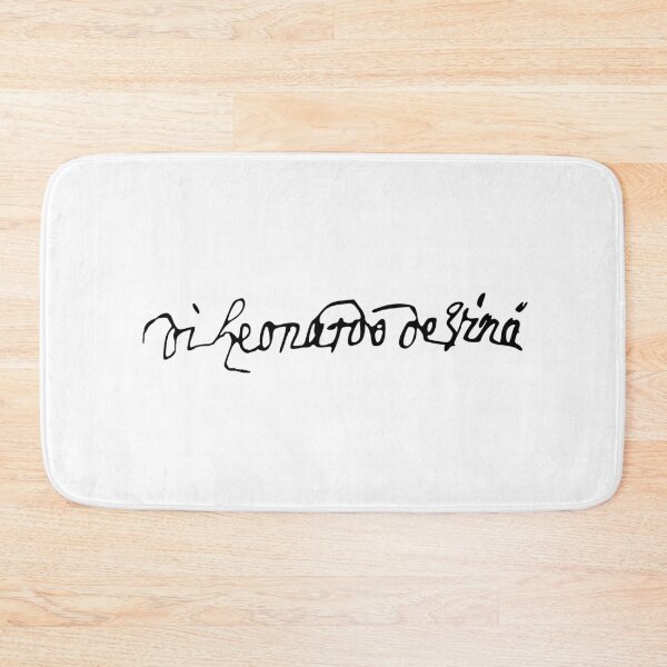 Item preview, Signature of Leonardo da Vinci designed and sold by Heraldry design.