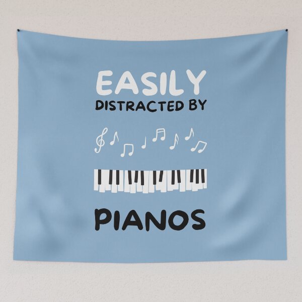 Item preview, Easily distracted by pianos designed and sold by Gilpro Designs.