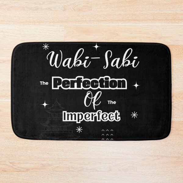 Item preview, Wabi sabi the perfección of the imperfect quote for philosophy lovers designed and sold by CachoGlorious.