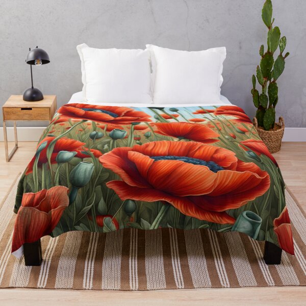 Item preview, A field of poppies designed and sold by LordFalcon.