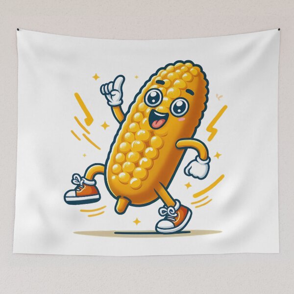 Item preview, Dancing Food: dancing corn dog designed and sold by CreativeSparkzz.