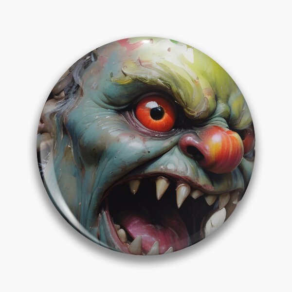 Item preview, The Scary Apple Monster designed and sold by TheArtOfPat.