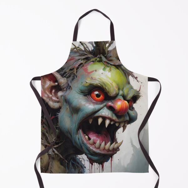 Item preview, The Scary Apple Monster designed and sold by TheArtOfPat.
