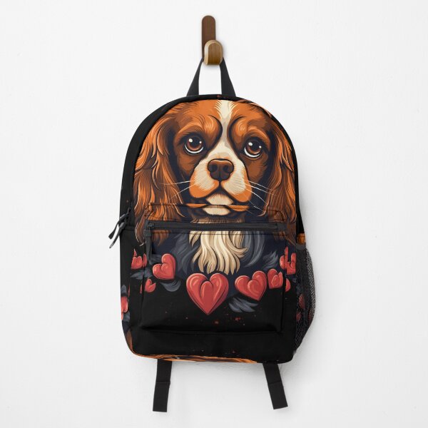 Artikelvorschau, Cavalier King Charles Spaniels Mini-Hunderasse, schwarz-brauner Welpe, niedliche Illustration entworfen und verkauft von NBSStore.