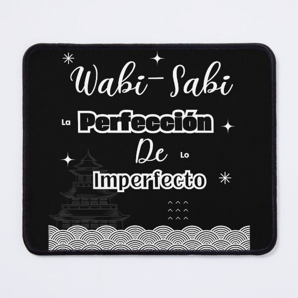 Item preview, Wabi sabi the perfección of the imperfect quote for philosophy lovers designed and sold by CachoGlorious.
