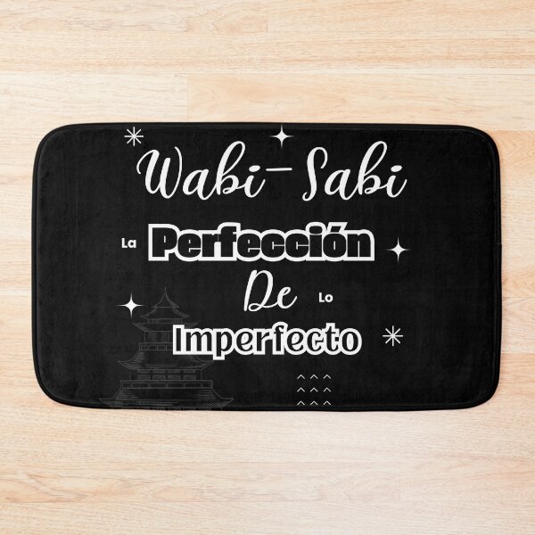 Item preview, Wabi sabi the perfección of the imperfect quote for philosophy lovers designed and sold by CachoGlorious.